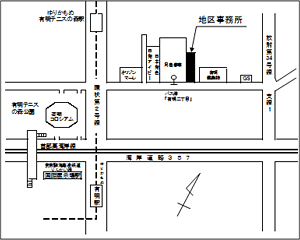 地図：臨海部地区事務所 (有明北)