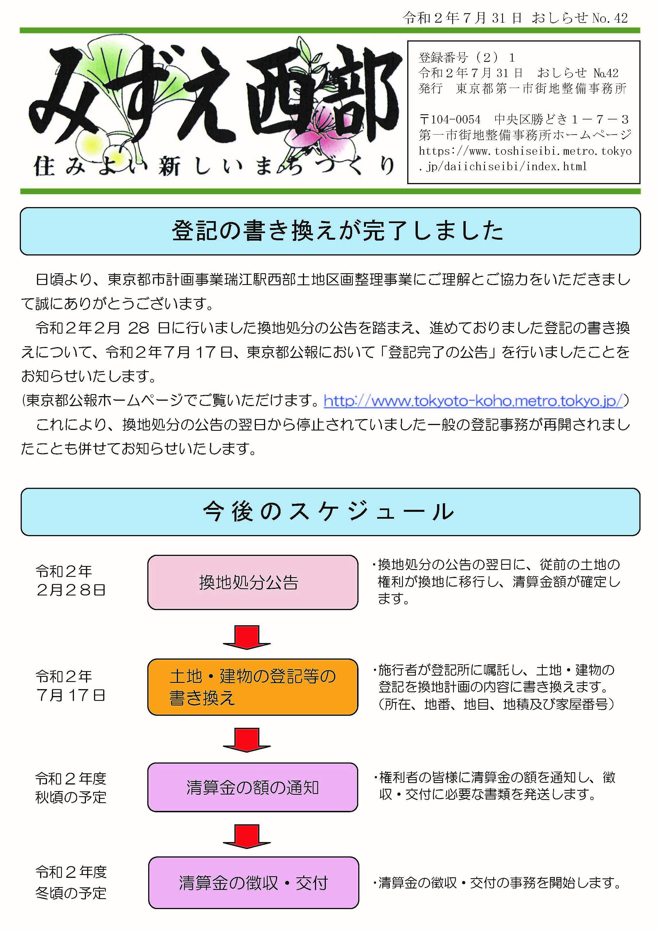 瑞江駅西部土地区画整理事業