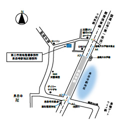 泉岳寺駅地区事務所地図
