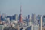屋上からの眺望（東京タワー）