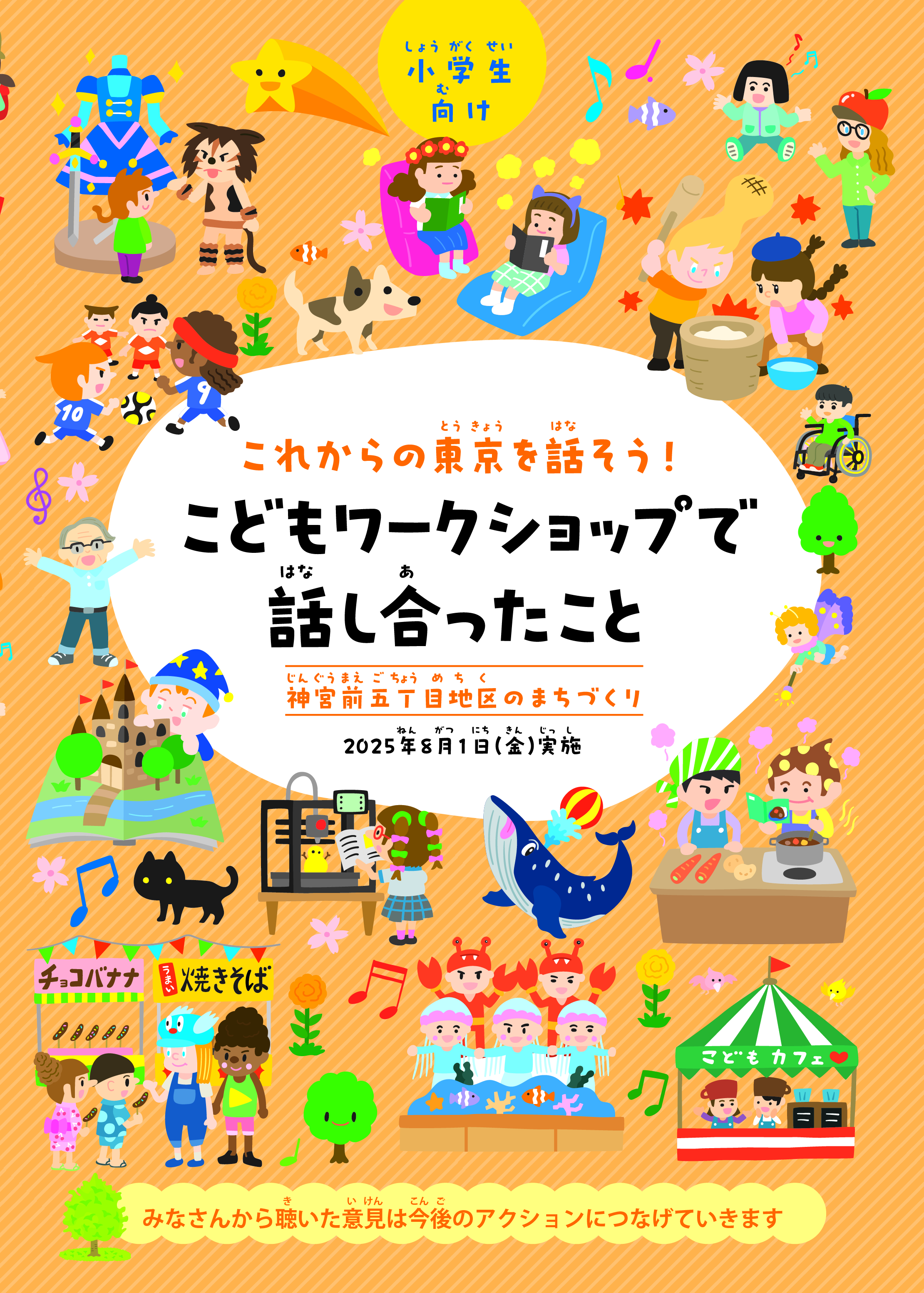こどもワークショップで話し合ったこと（中高生向け）