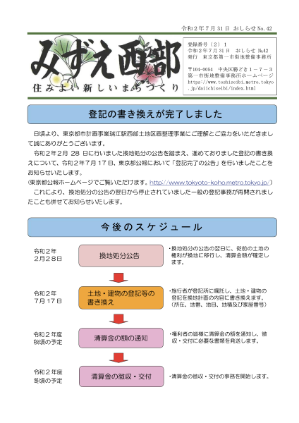 瑞江駅西部土地区画整理事業