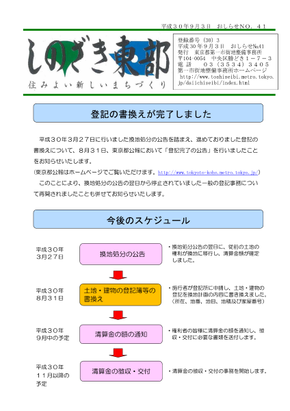 篠崎駅東部と区画整理事業