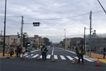 土支田通り交差点（開放前）