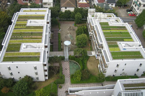 鹿島建設（株） テラスハウス南長崎　屋上緑化 